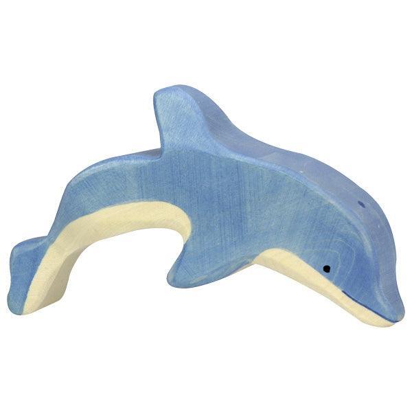 Holztiger - Wooden Animal - Dolphin, jumping - Why and Whale