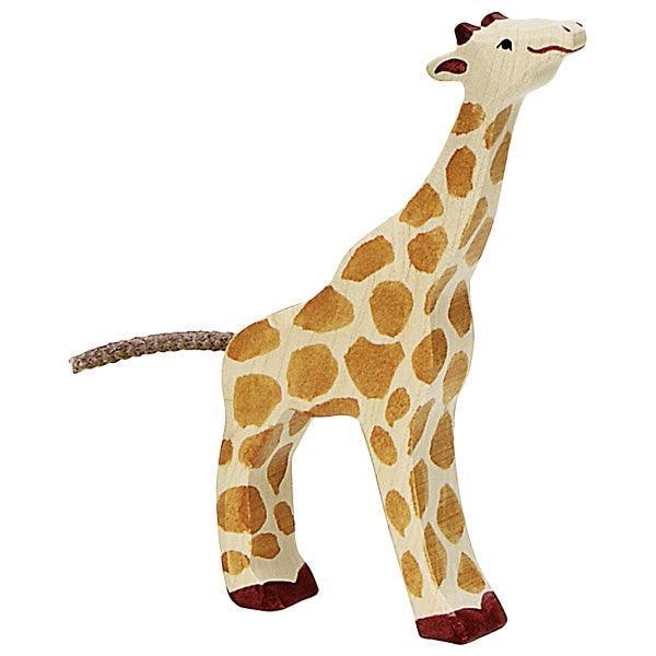 Holztiger - Wooden Animal - Giraffe, small, feeding - Why and Whale
