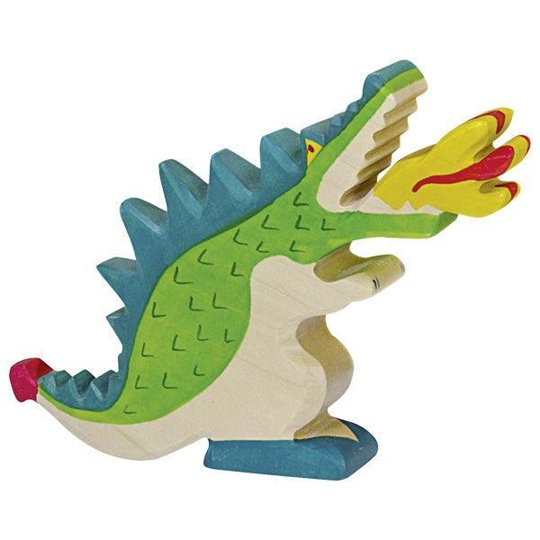 Holztiger - Wooden Animal - Green + Red Dragon Bundle - Why and Whale