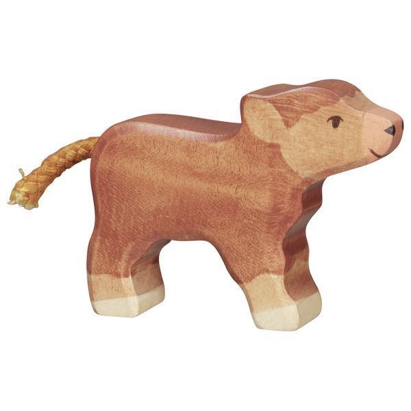 Holztiger - Wooden Animal - Higland cattle, small - Why and Whale