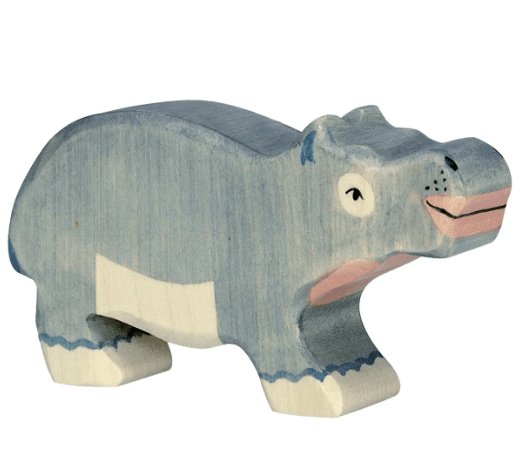 Holztiger - Wooden Animal - Hippopotamus, small - Why and Whale