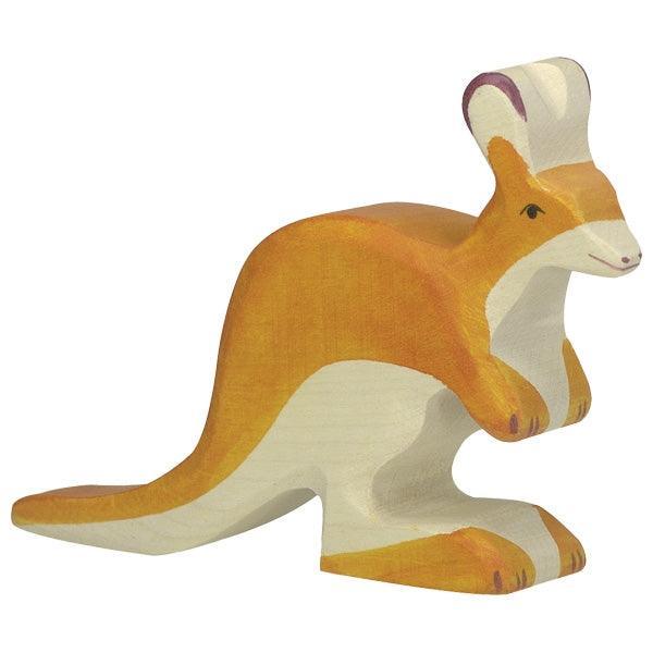 Holztiger - Wooden Animal - Kangaroo, small - Why and Whale