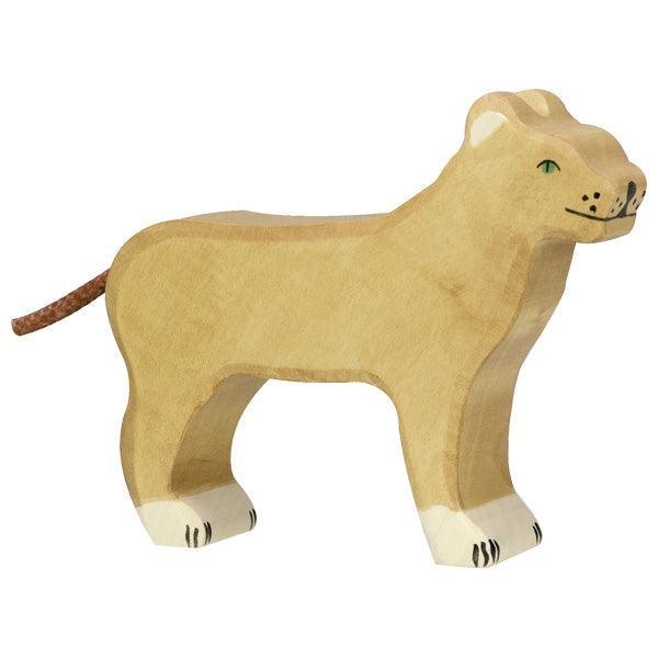 Holztiger - Wooden Animal - Lioness - Why and Whale
