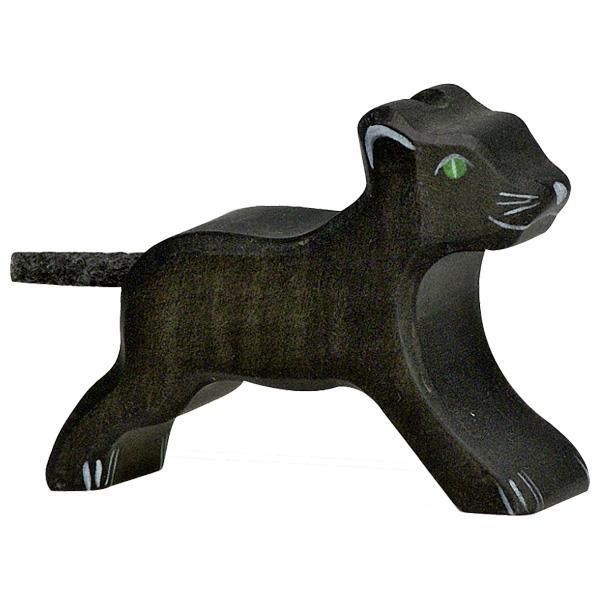 Holztiger - Wooden Animal - Panther, small - Why and Whale