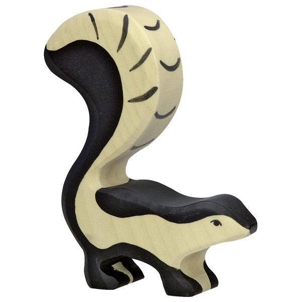 Holztiger - Wooden Animal - Skunk - Why and Whale