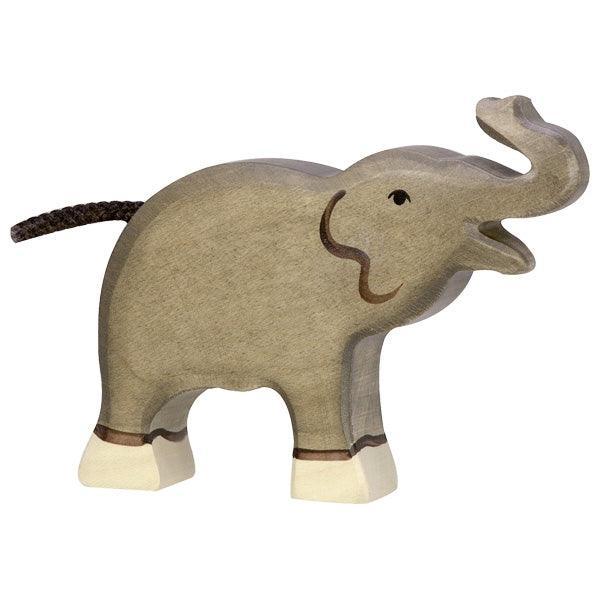 Holztiger - Wooden Animal - Small Elephant - Why and Whale