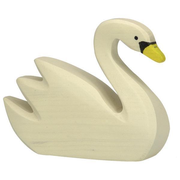 Holztiger - Wooden Animal - Swan, swimming - Why and Whale