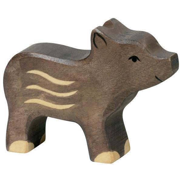 Holztiger - Wooden Animal - Young Boar - Why and Whale
