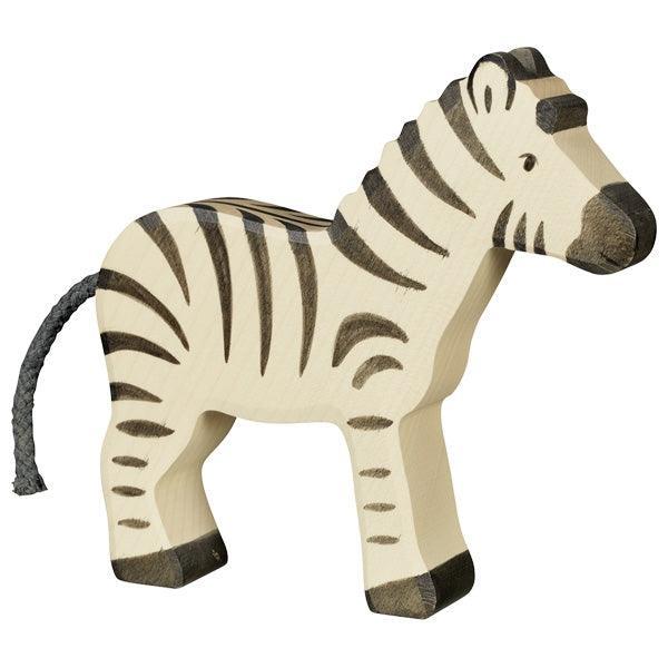 Holztiger - Wooden Animal - Zebra, new - Why and Whale