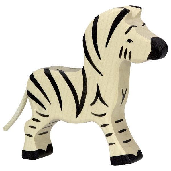 Holztiger - Wooden Animal - Zebra, small - Why and Whale