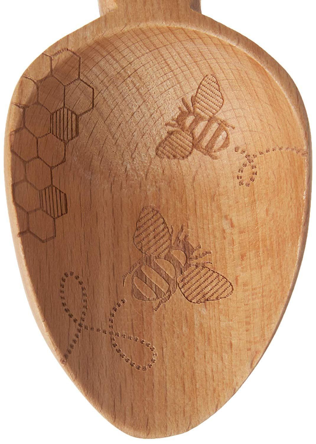 Honeybee Mini Wooden Scoop - Why and Whale