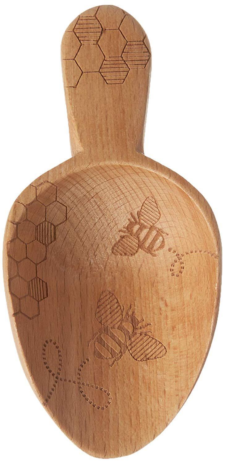 Honeybee Mini Wooden Scoop - Why and Whale