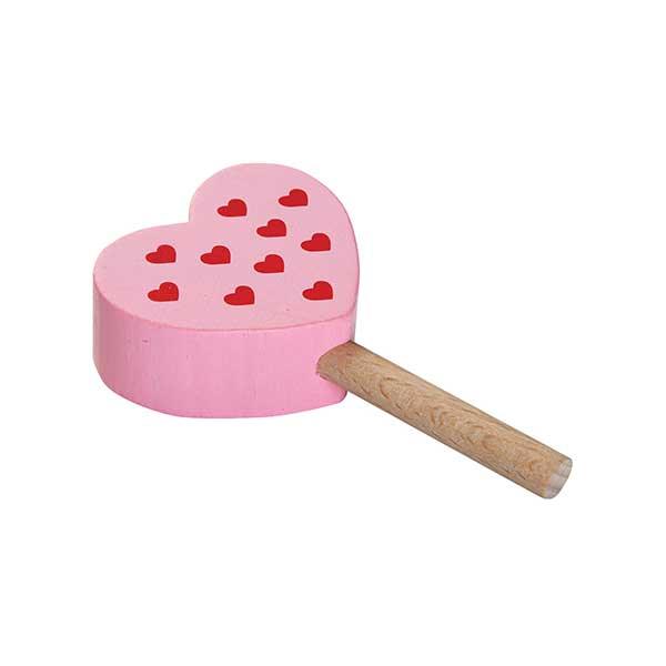 Ice Lolly Heart Raspberry Pretend Food - Why and Whale