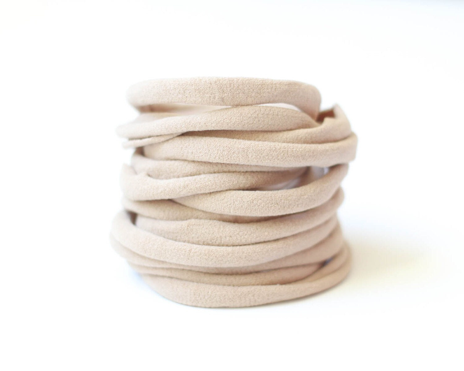 Nude Nylon Headbands WHOLESALE | Set of 1-400