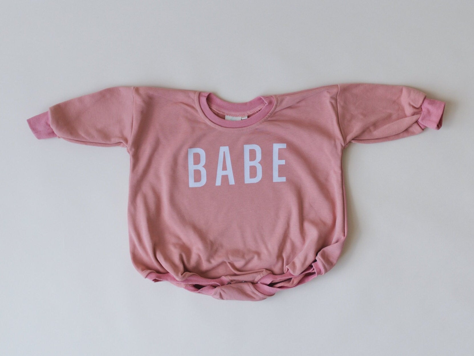 BABE Oversized Sweatshirt Romper - more colors