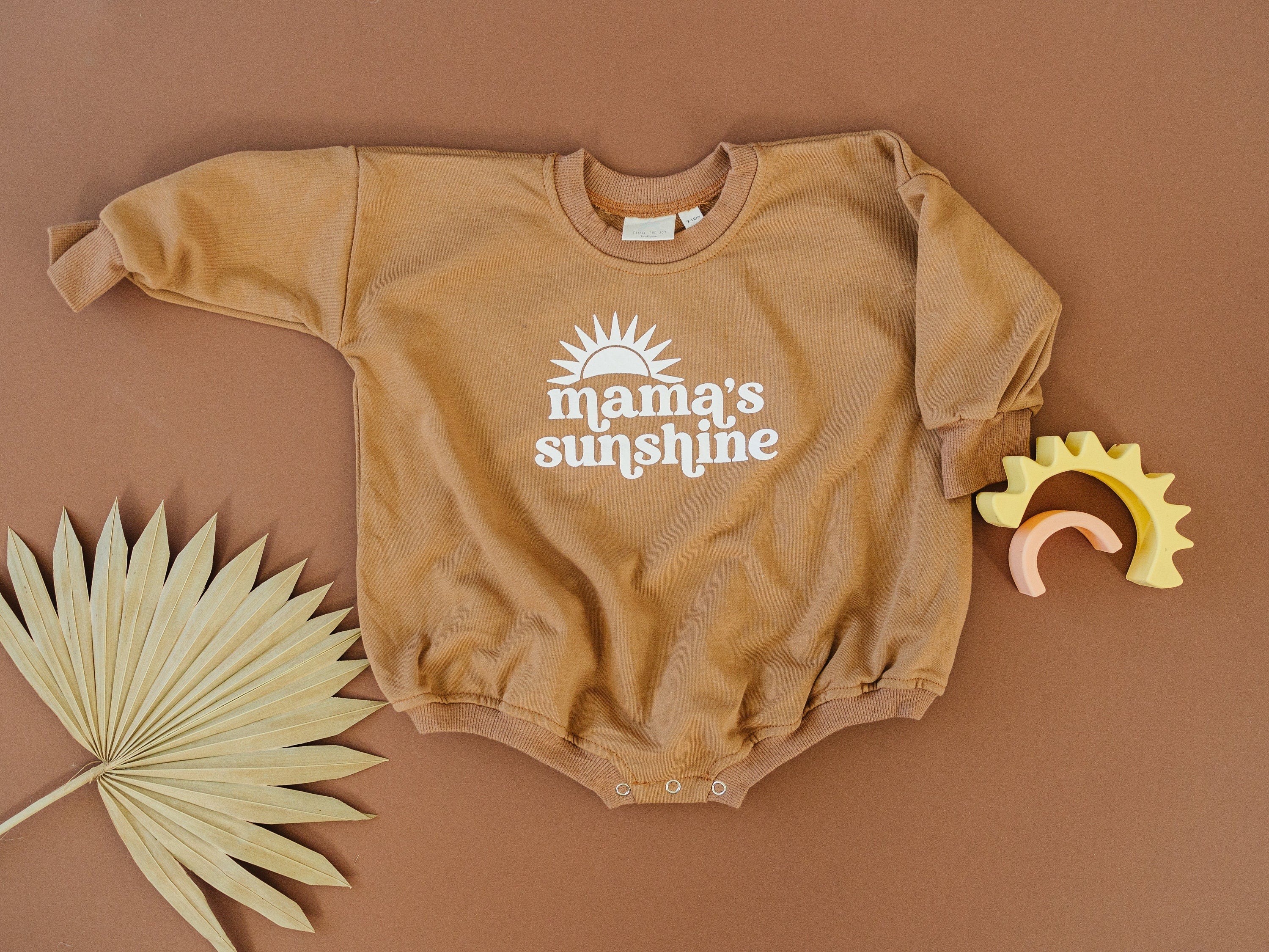Mama's Sunshine Oversized Sweatshirt Romper - more colors