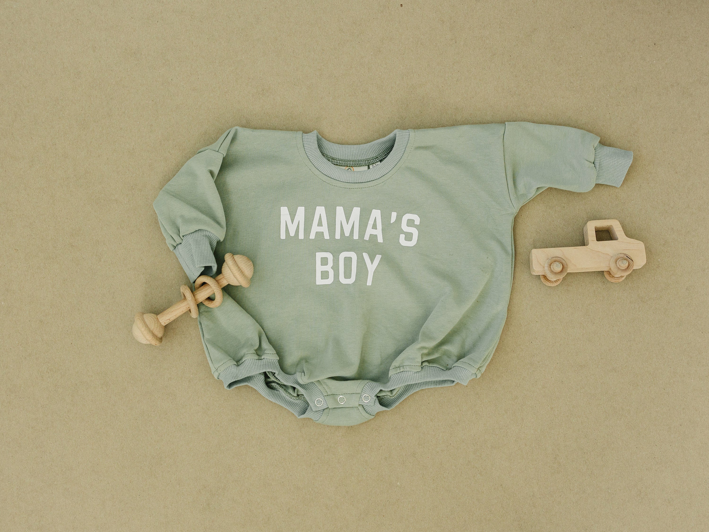 Mama's Boy Sweatshirt Romper - more colors