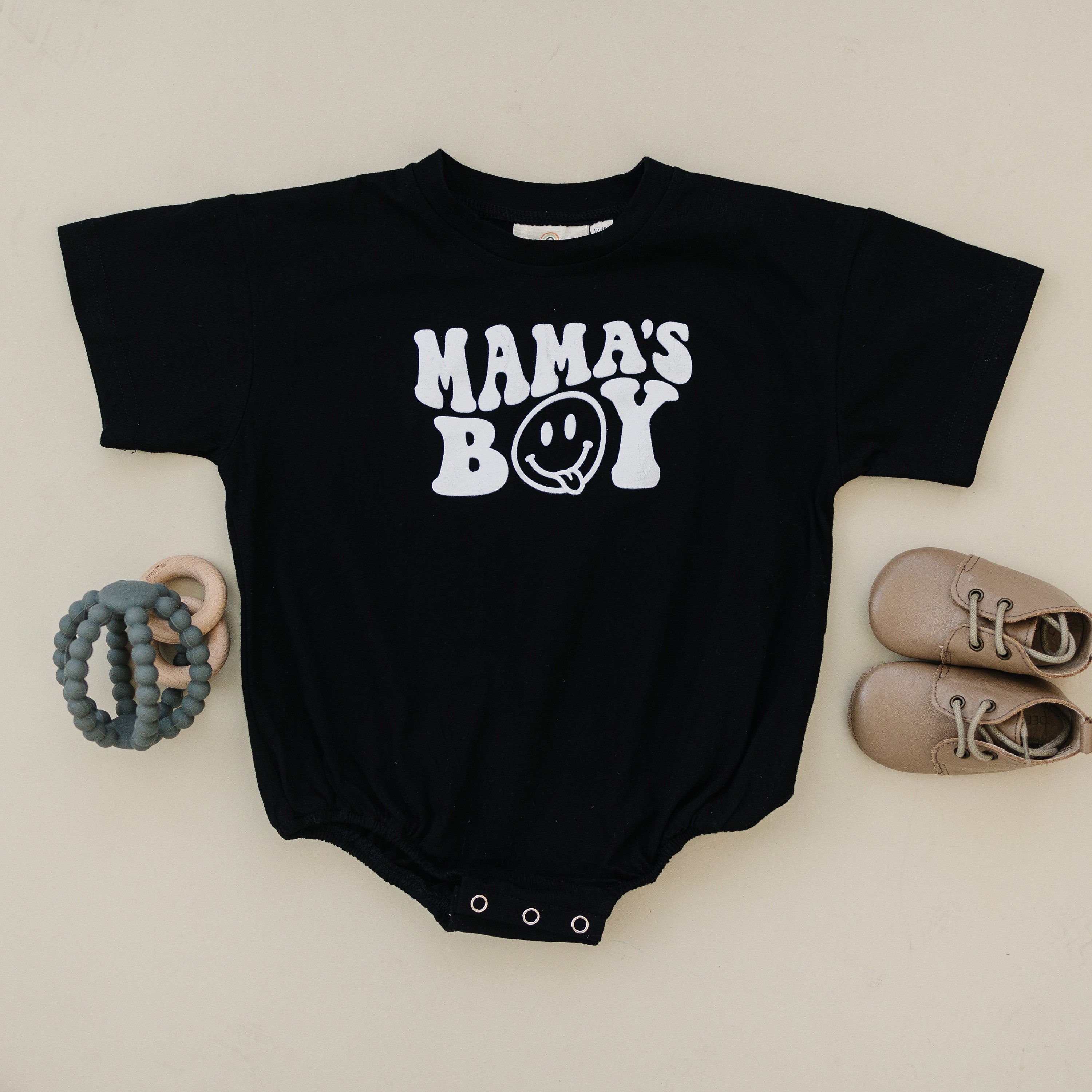 Mama's Boy T-Shirt Romper - more colors