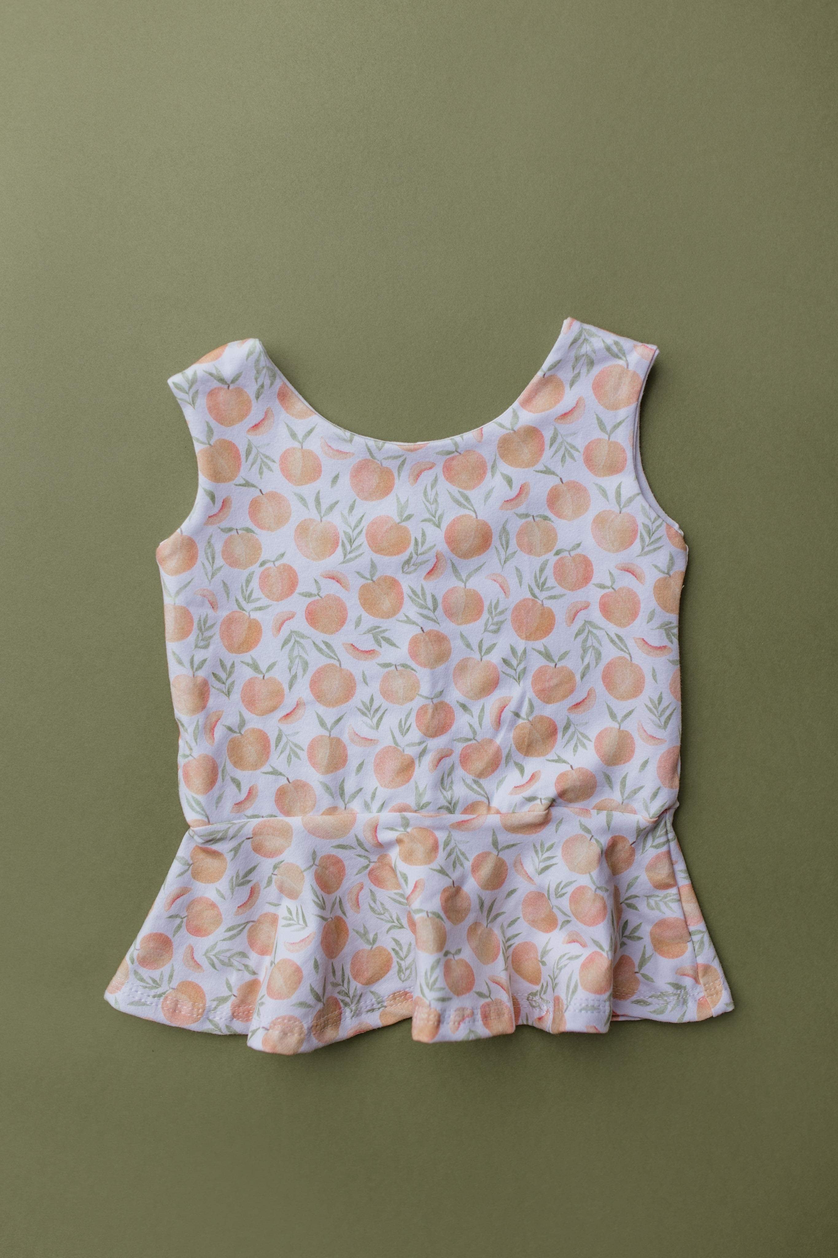 Georgia Peach Peplum Top