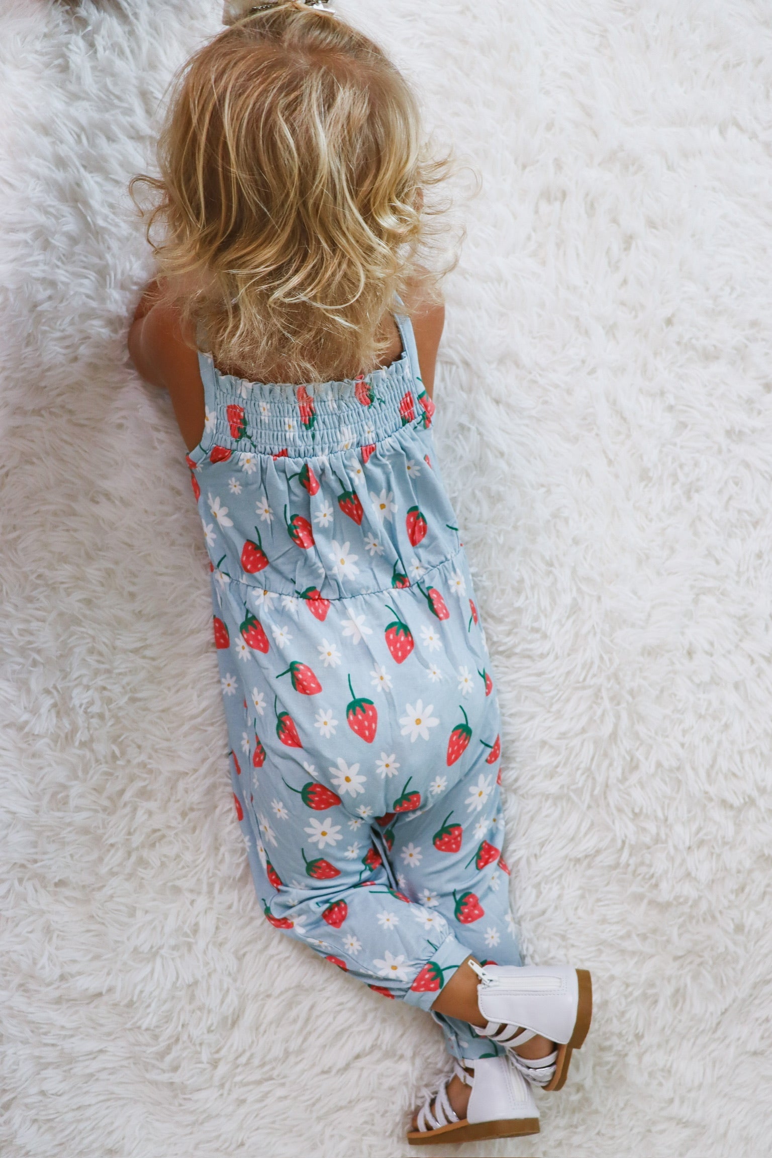 Berry Sweet Dreamzzz Smocked Jumpsuit