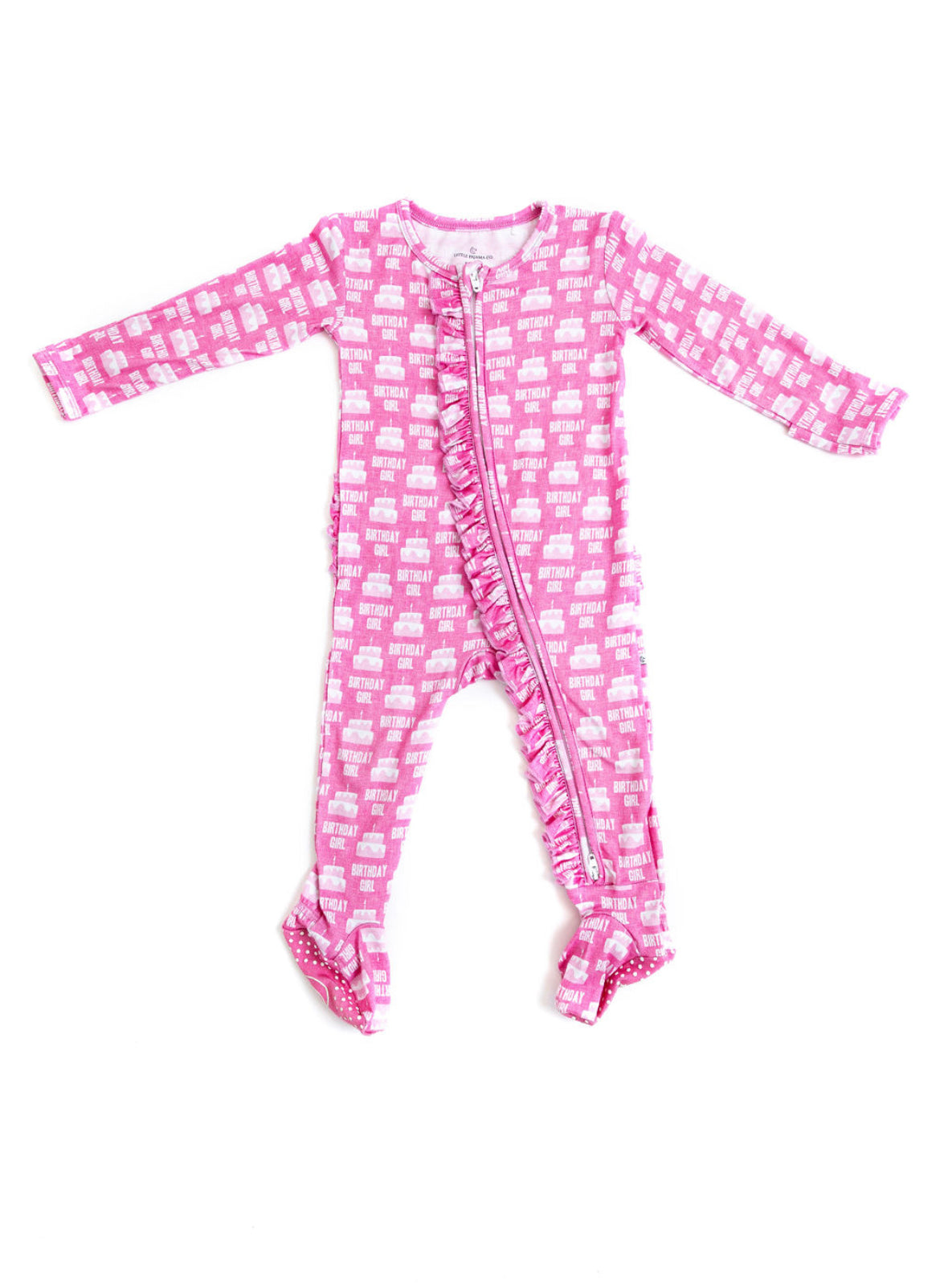 Birthday Girl Ruffle Footed Onesie