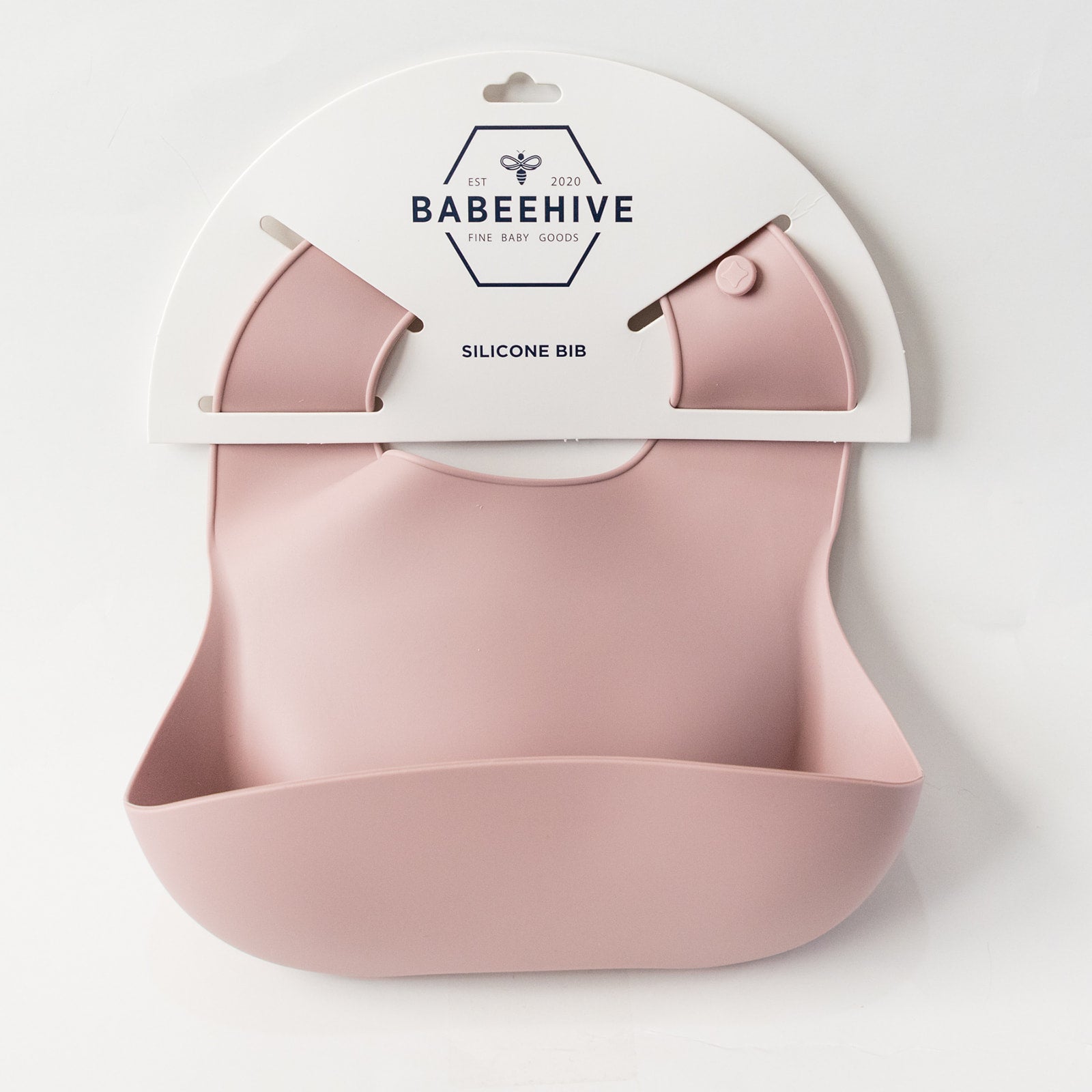 Dusty Rose Silicone Baby Bib