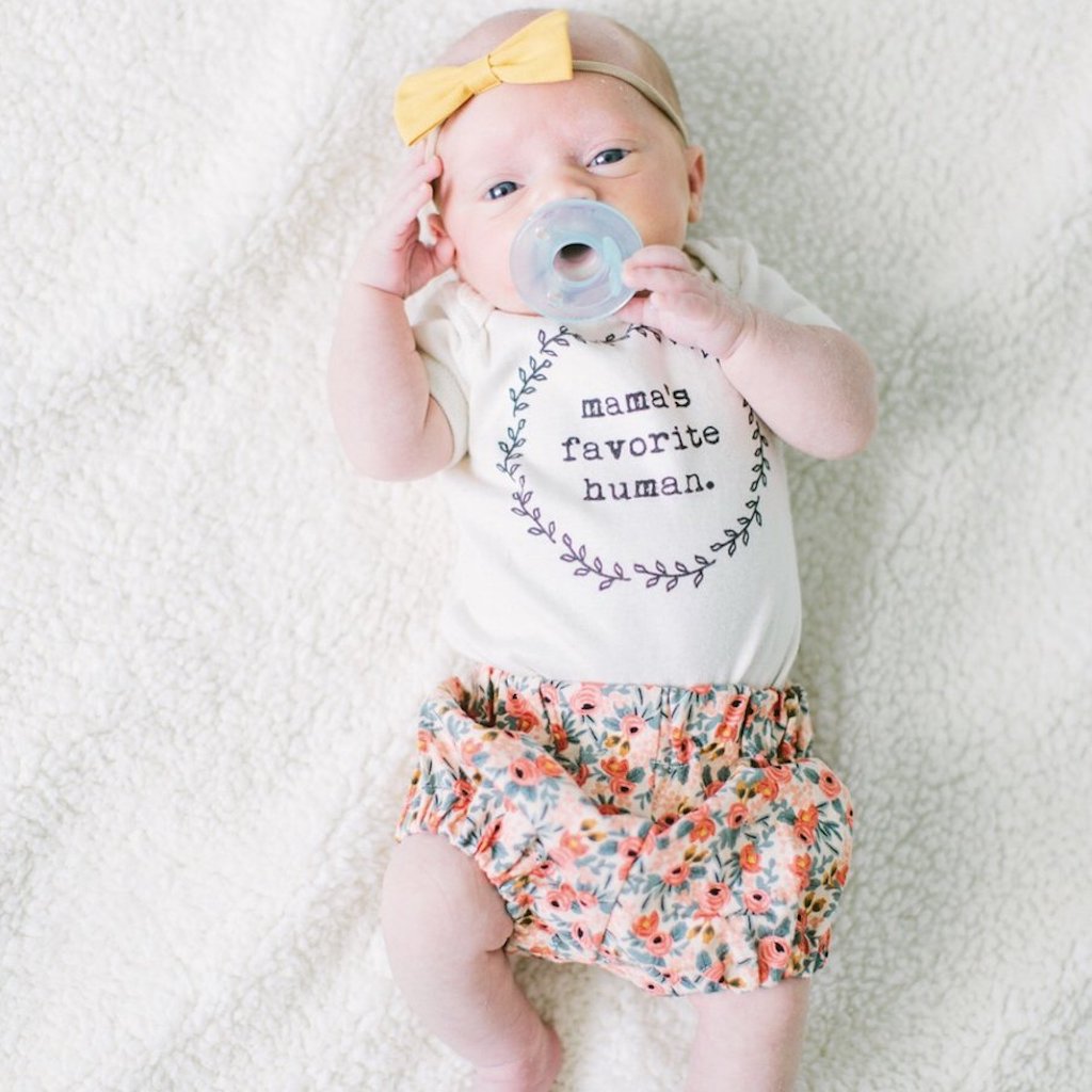 Mama's Favorite Human - Organic Cotton Bodysuit