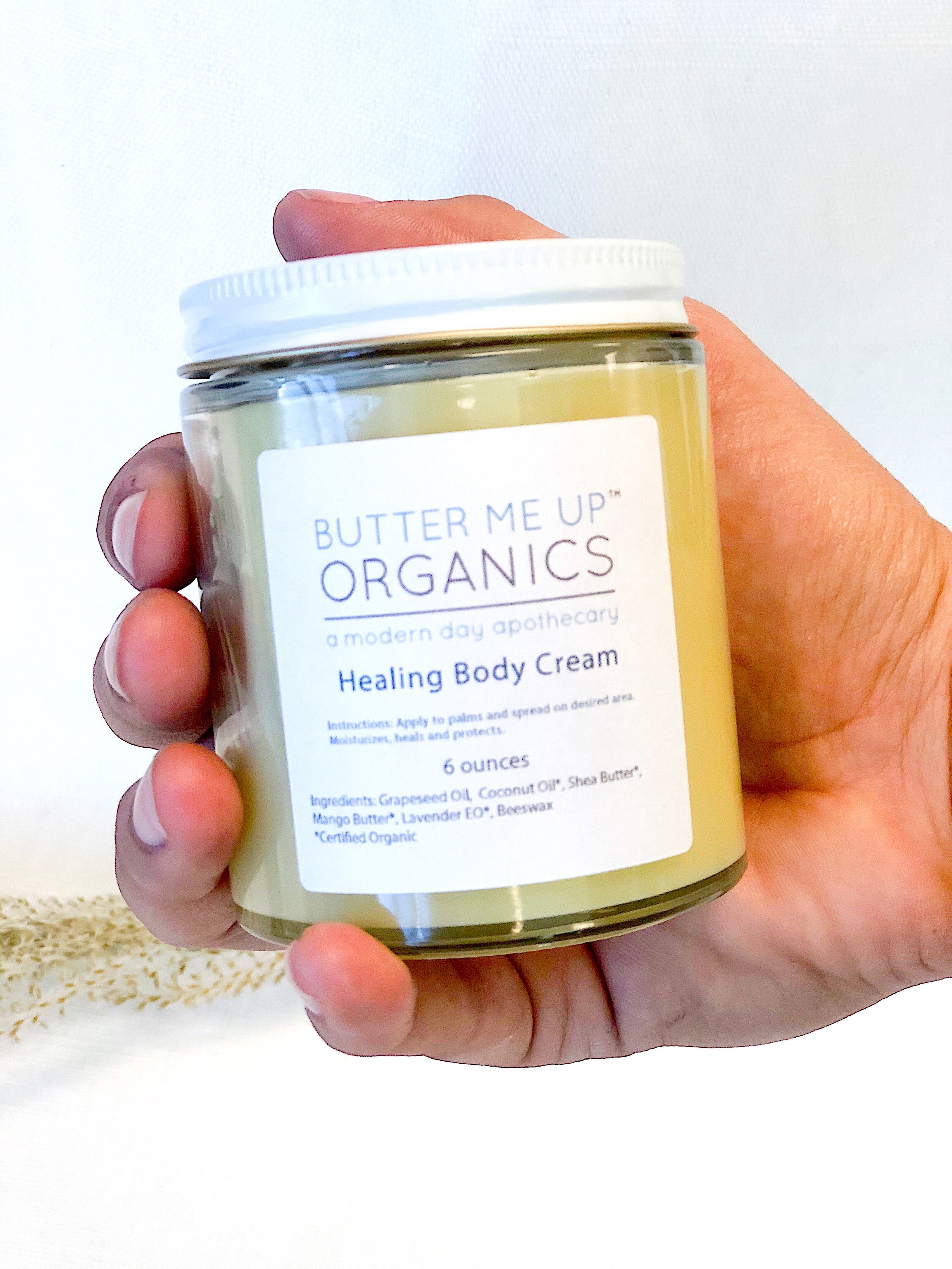 Healing Body Cream / organic body lotion