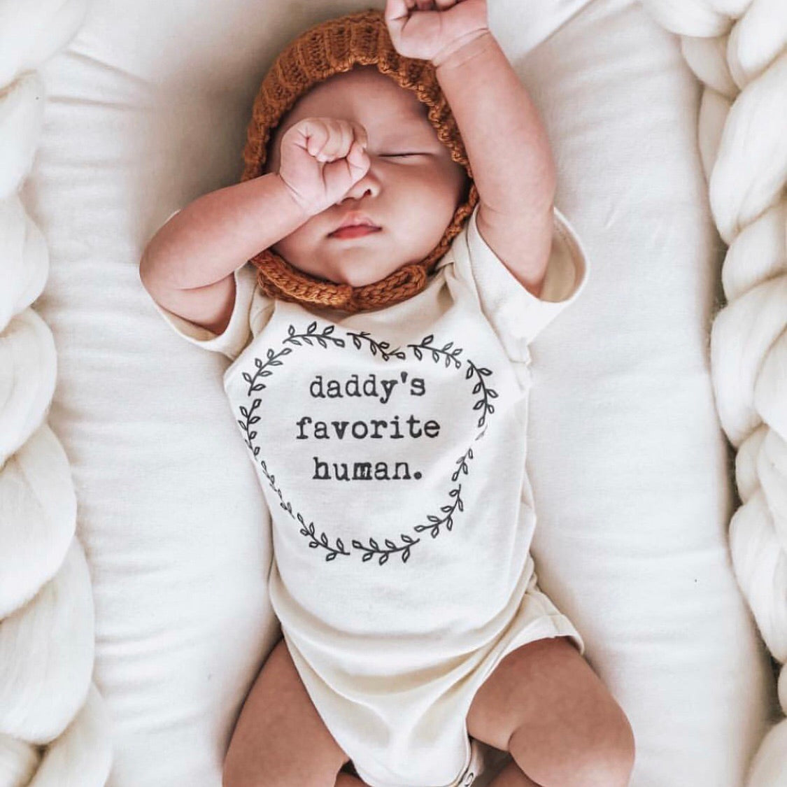 Daddy's Favorite Human - Organic Cotton Bodysuit