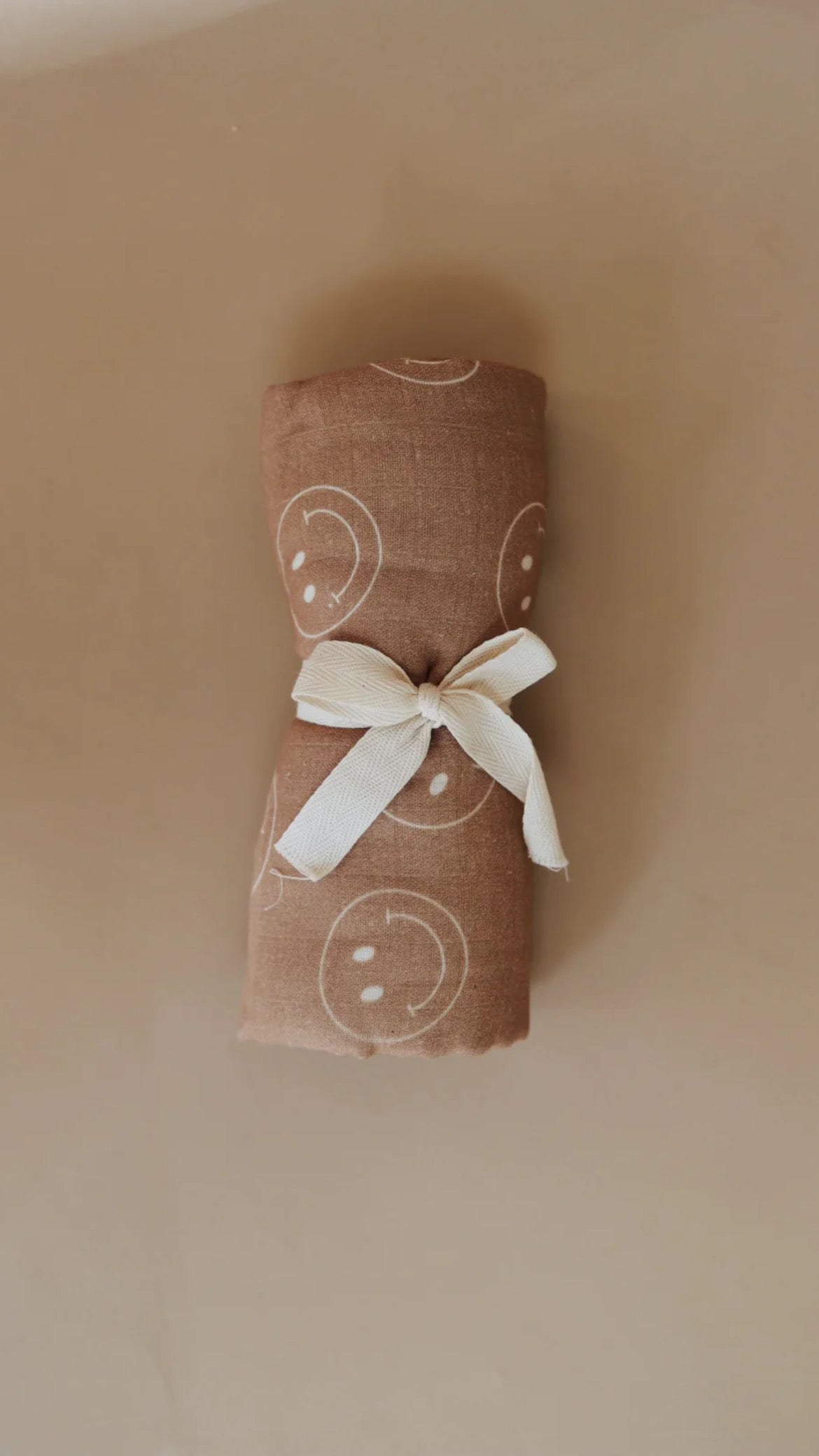 Muslin Swaddle | Just Smile Tan