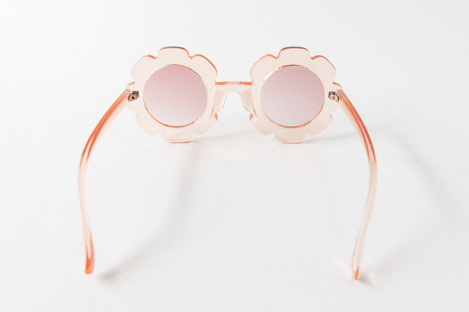 Toddler & Kid Daisy Sunglasses - Clear Peach