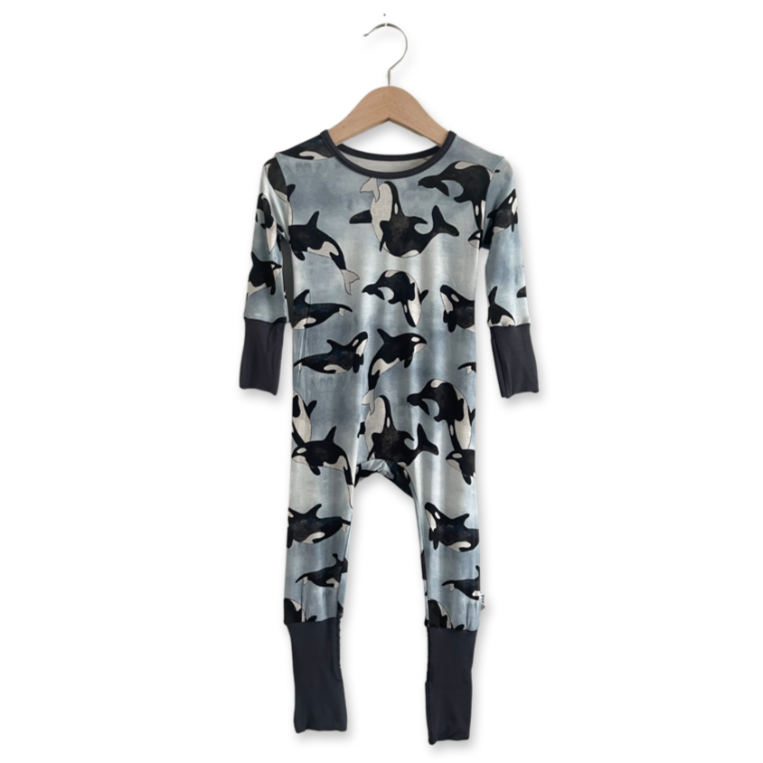 Save the Whales Day to Night Romper