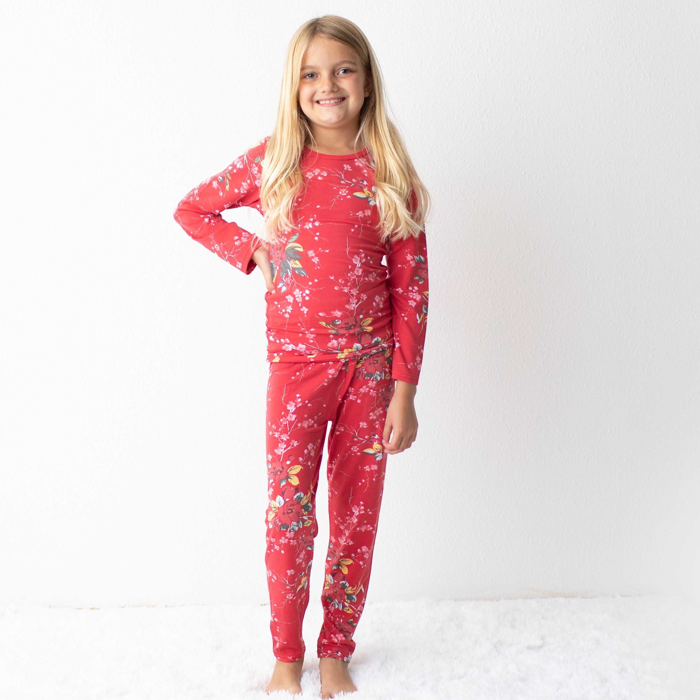 Cherry Blossom Red Pajama