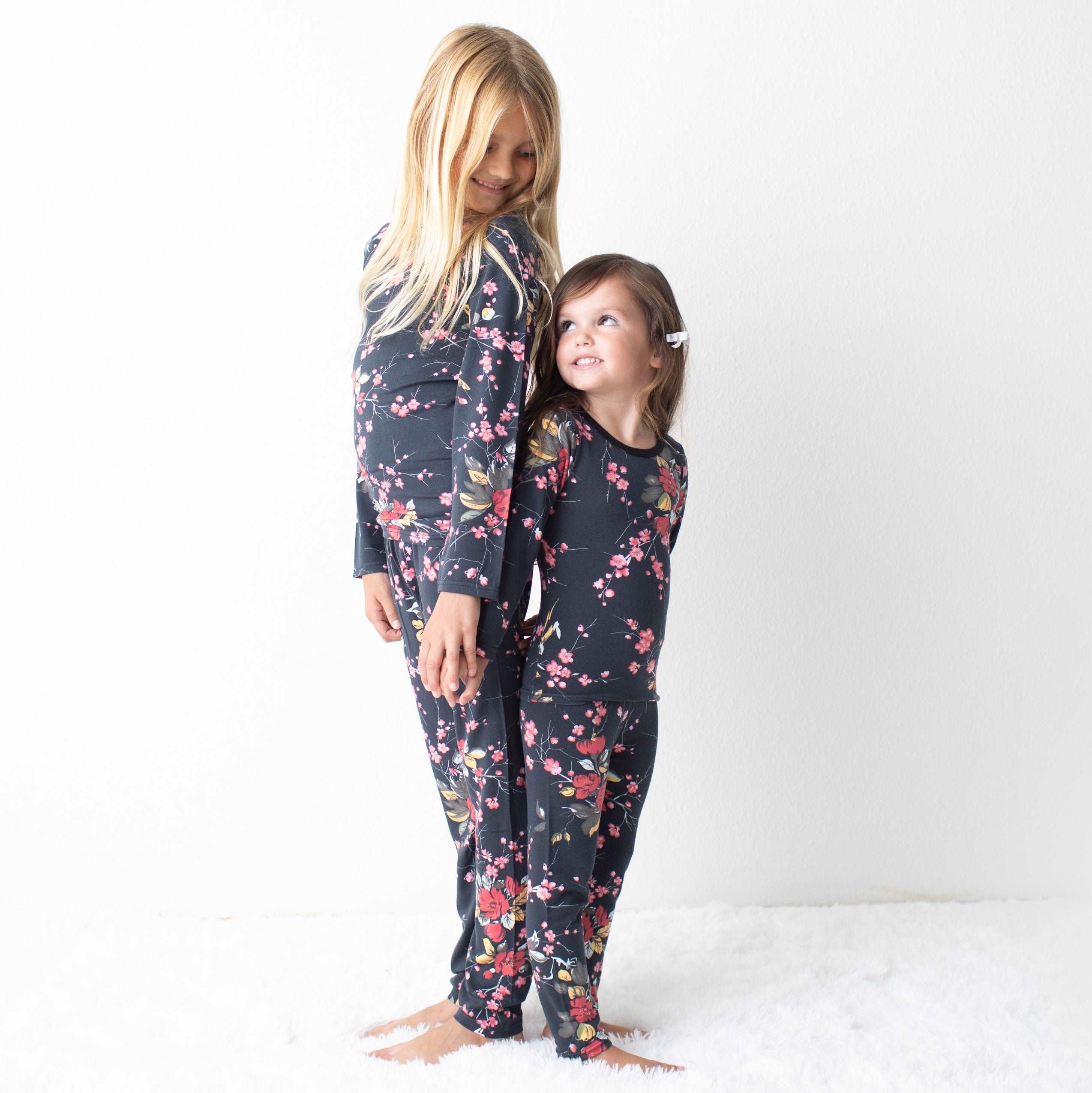 Cherry Blossom Black Pajama