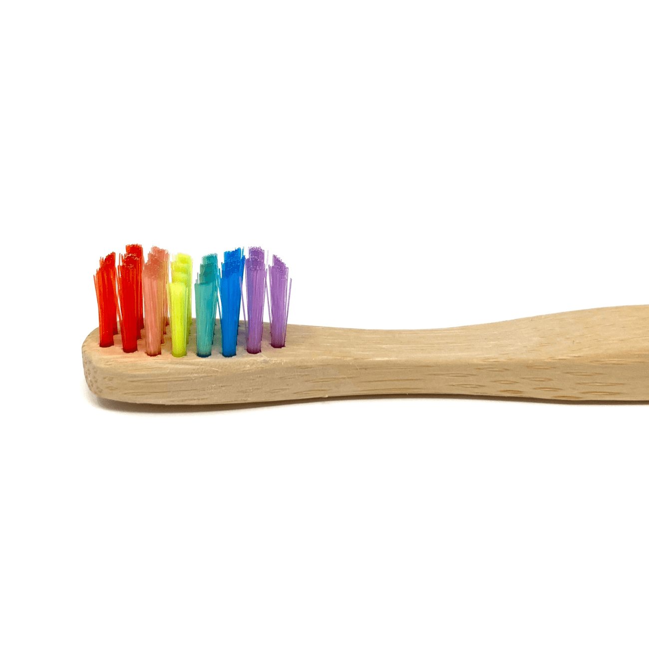Kids Soft Bamboo Toothbrush, Rainbow - Why and Whale
