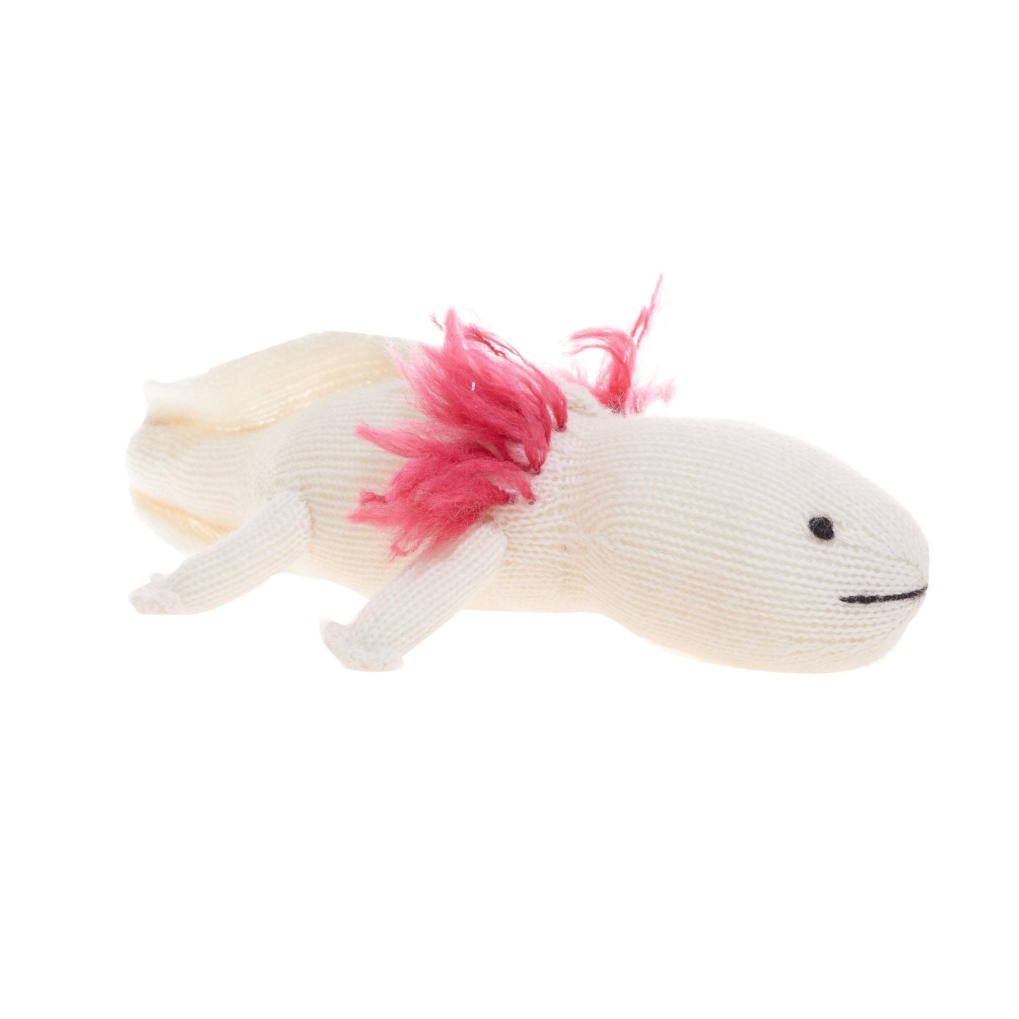 Knit Alpaca Axolotl Toy - Why and Whale