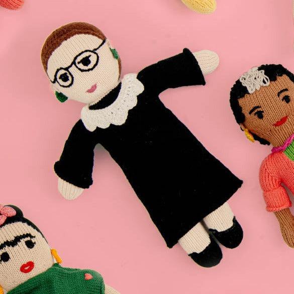 Knit Ruth Bader Ginsburg Toy - Why and Whale