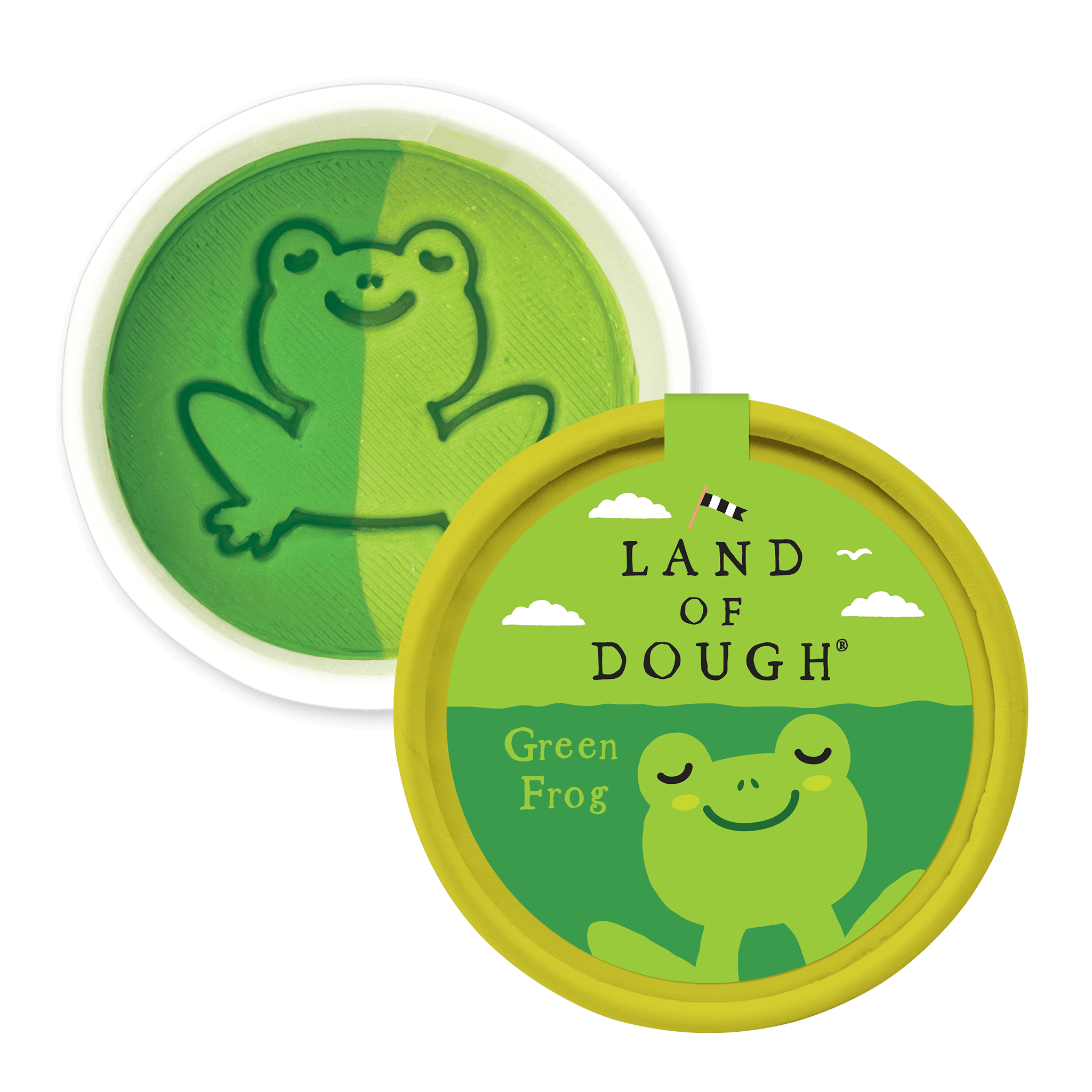 Land of Dough® Mini Cup - Green Frog - Why and Whale