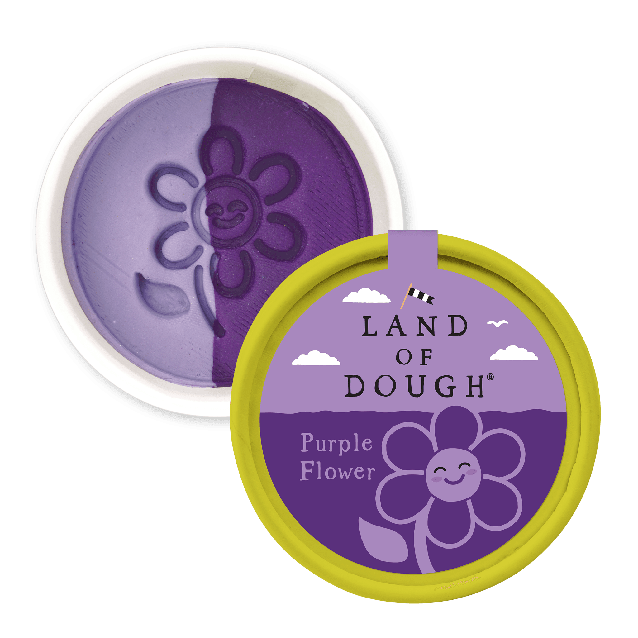 Land of Dough® Mini Cup - Purple Flower - Why and Whale