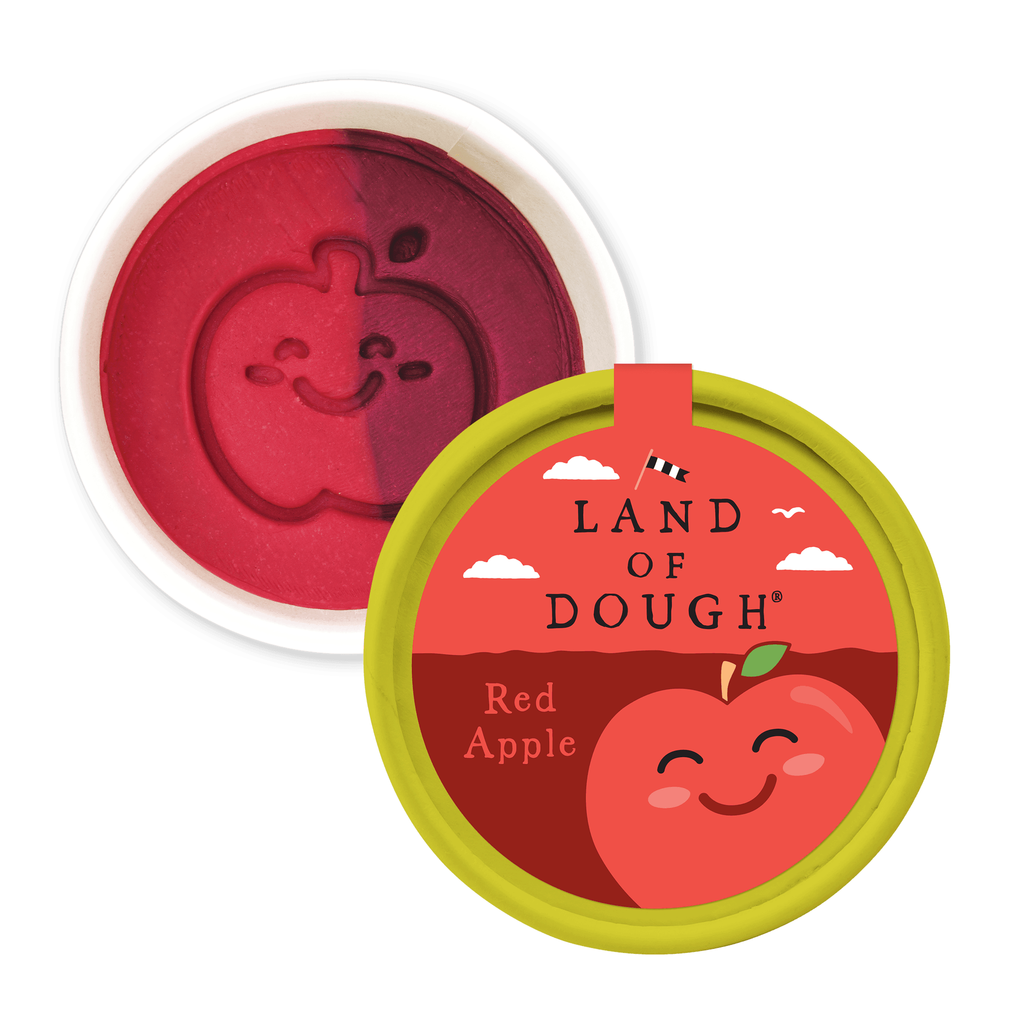 Land of Dough® Mini Cup - Red Apple - Why and Whale