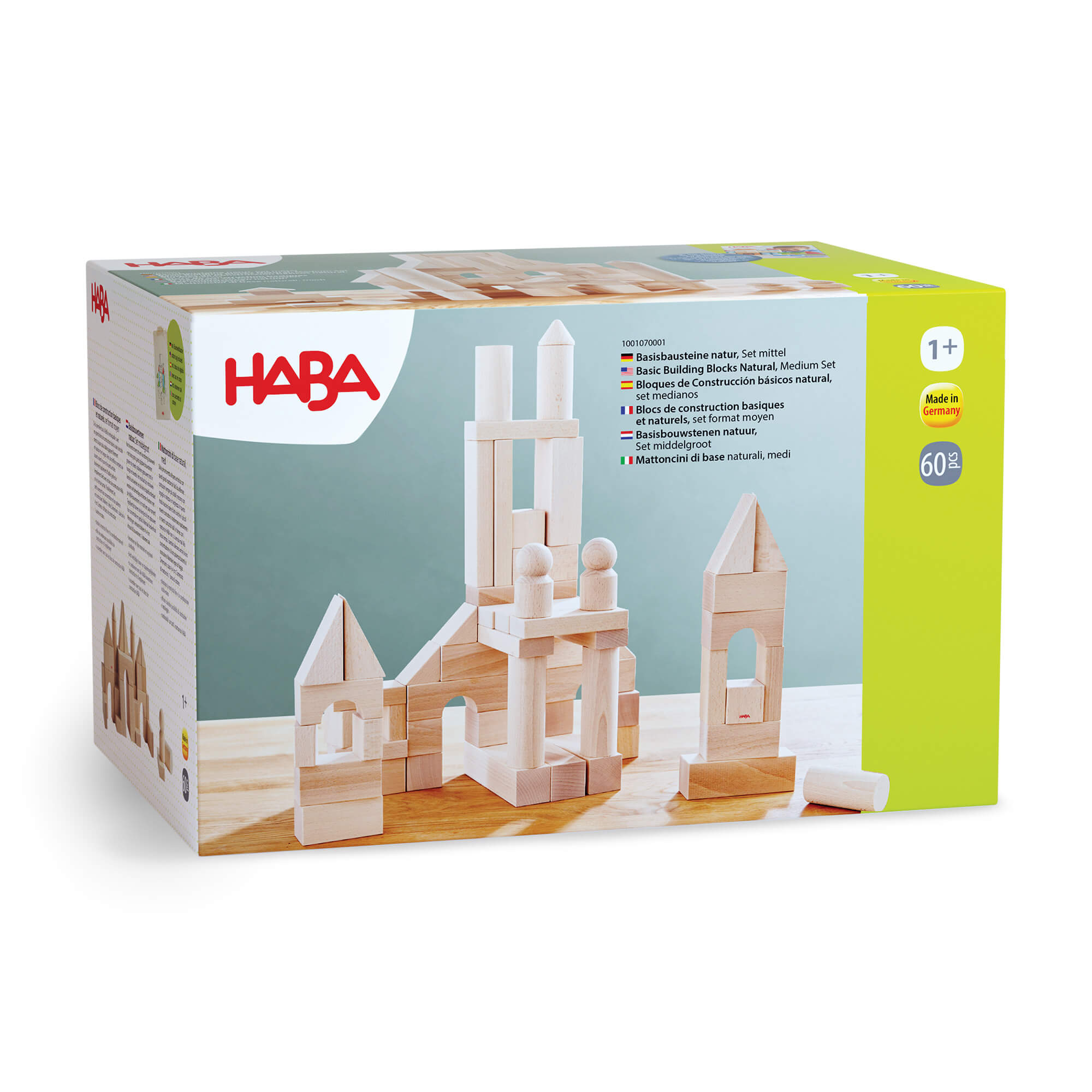 Basic Building Blocks 60 Piece Large Starter Set