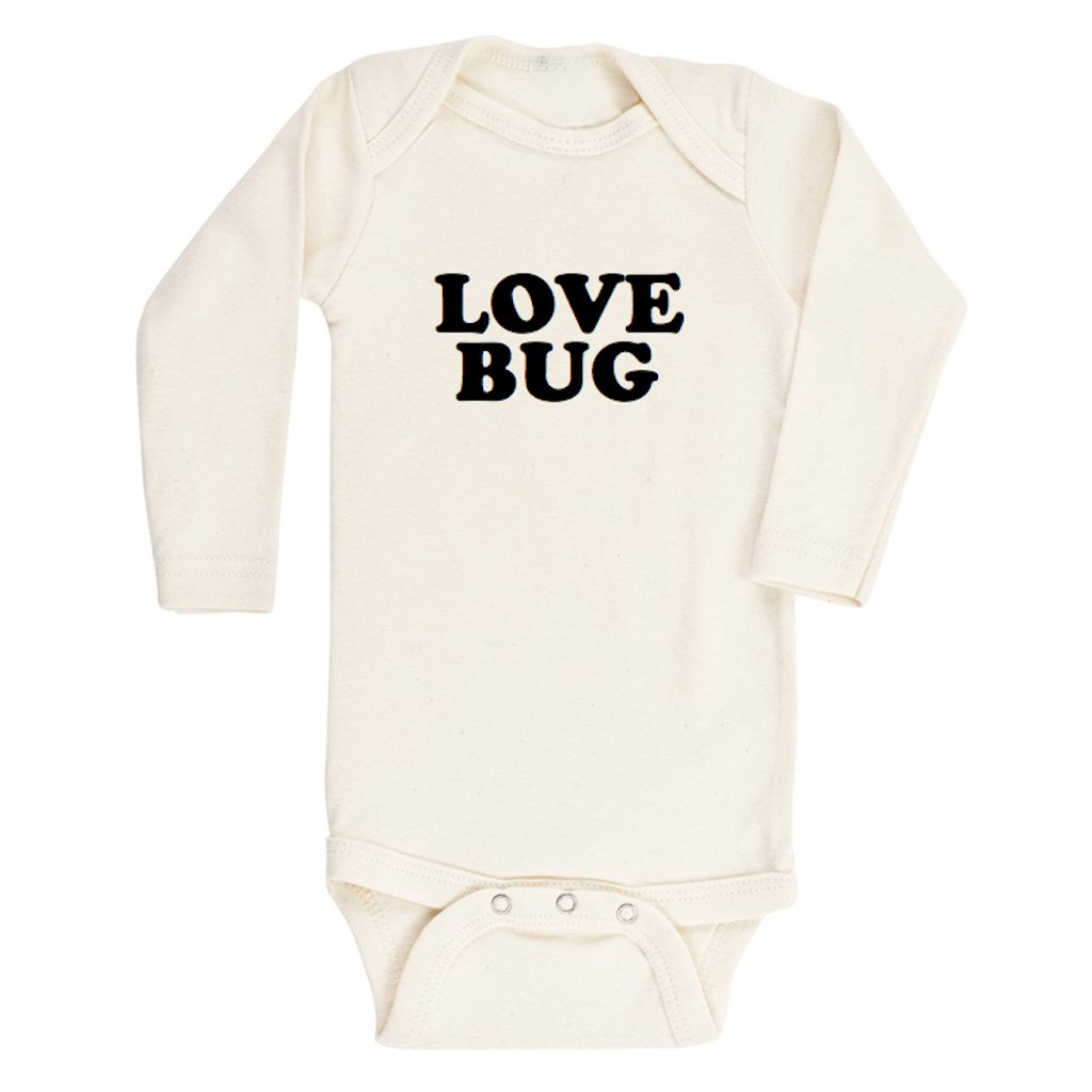 Baby Love Bug Long-Sleeve Organic Cotton Bodysuit