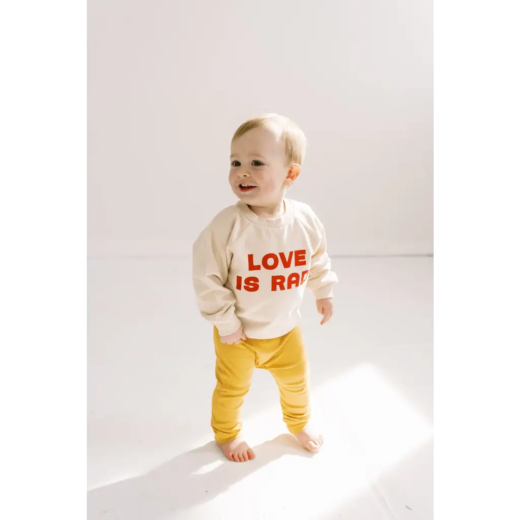 Love is Rad Kids Pullover Sweatshirt