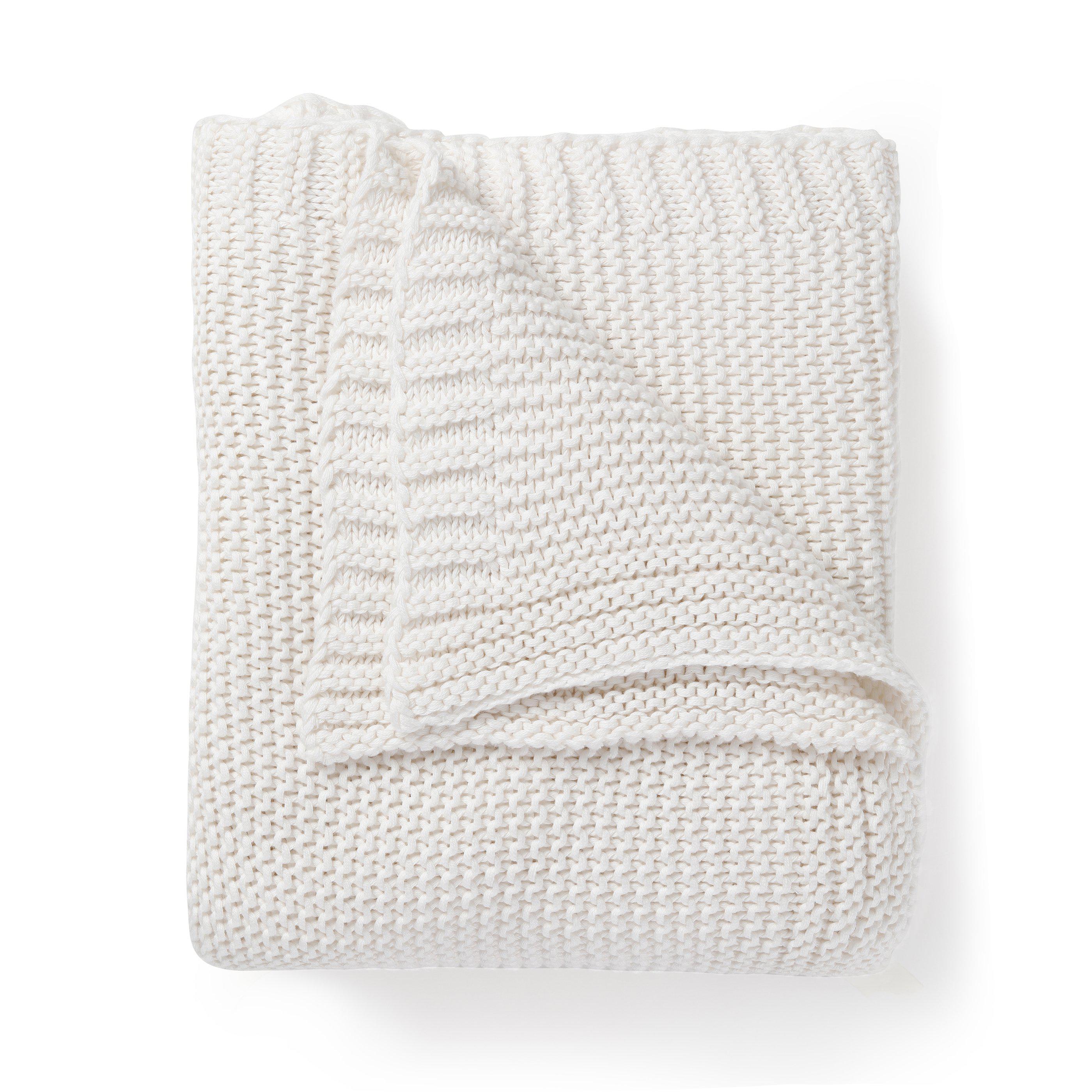 Chunky Knit Throw Blanket - Ella Ivory