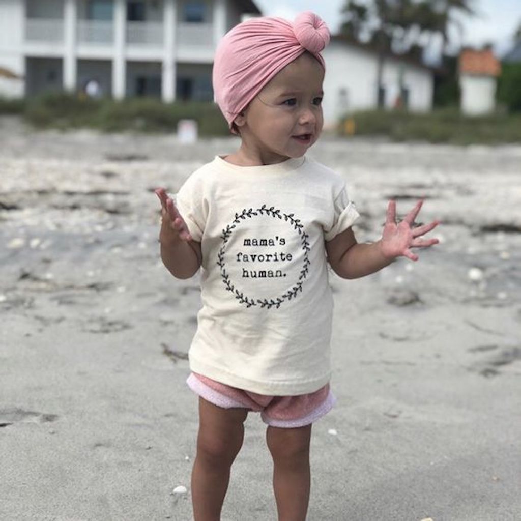 Mama's Favorite Human - Organic Cotton Tee