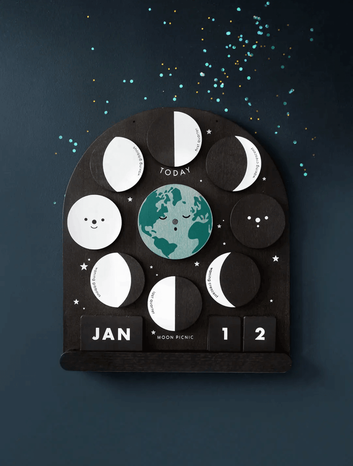 ME AND THE MOON - Moon Phase Calendar - Why and Whale