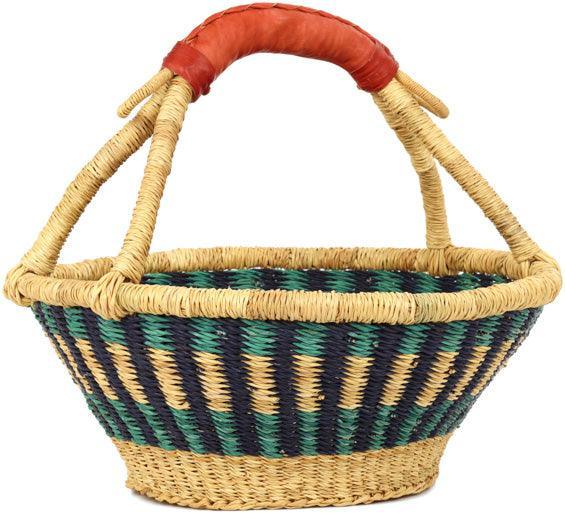 Medium Open Round Basket - Why and Whale