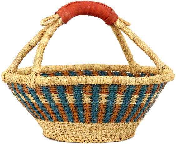 Medium Open Round Basket - Why and Whale