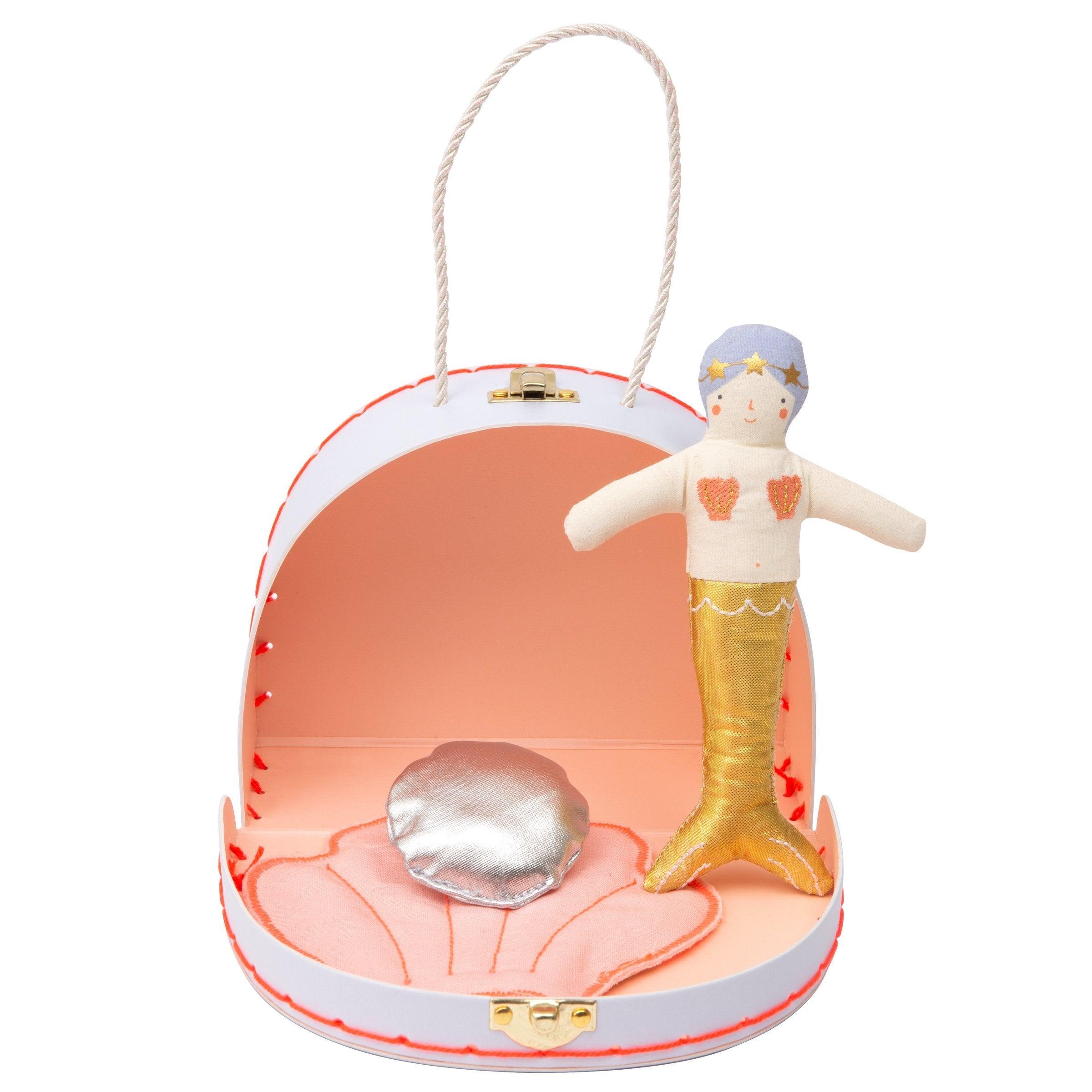 Mermaid Mini Suitcase Doll - Why and Whale