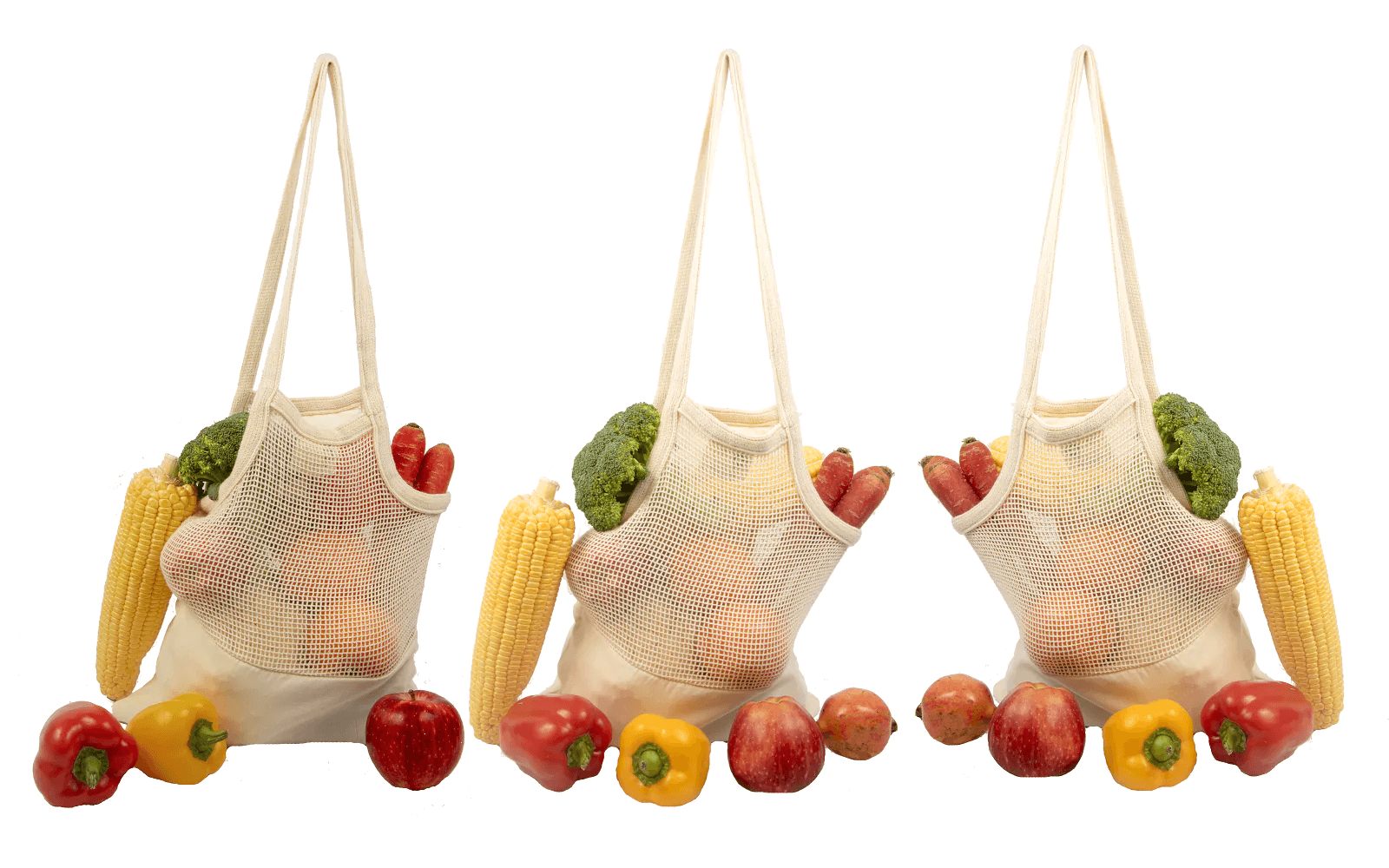 Mesh & Fabric Tote Bag